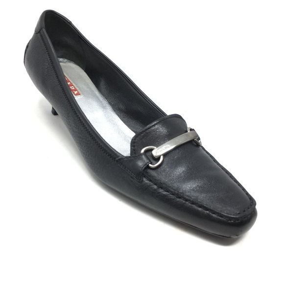 Prada Shoes - Prada Horsebit Pump Heels Shoes Size 36 EU/6 US